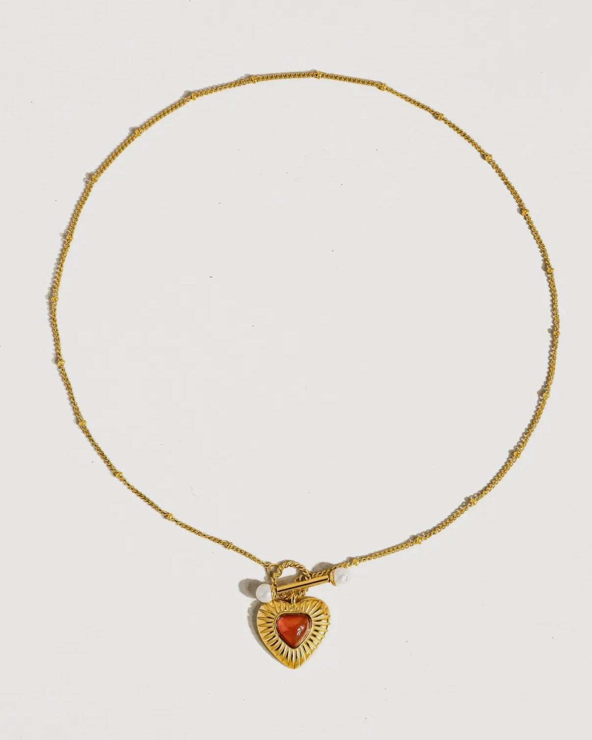 Havana Vintage Heart Chain Necklace