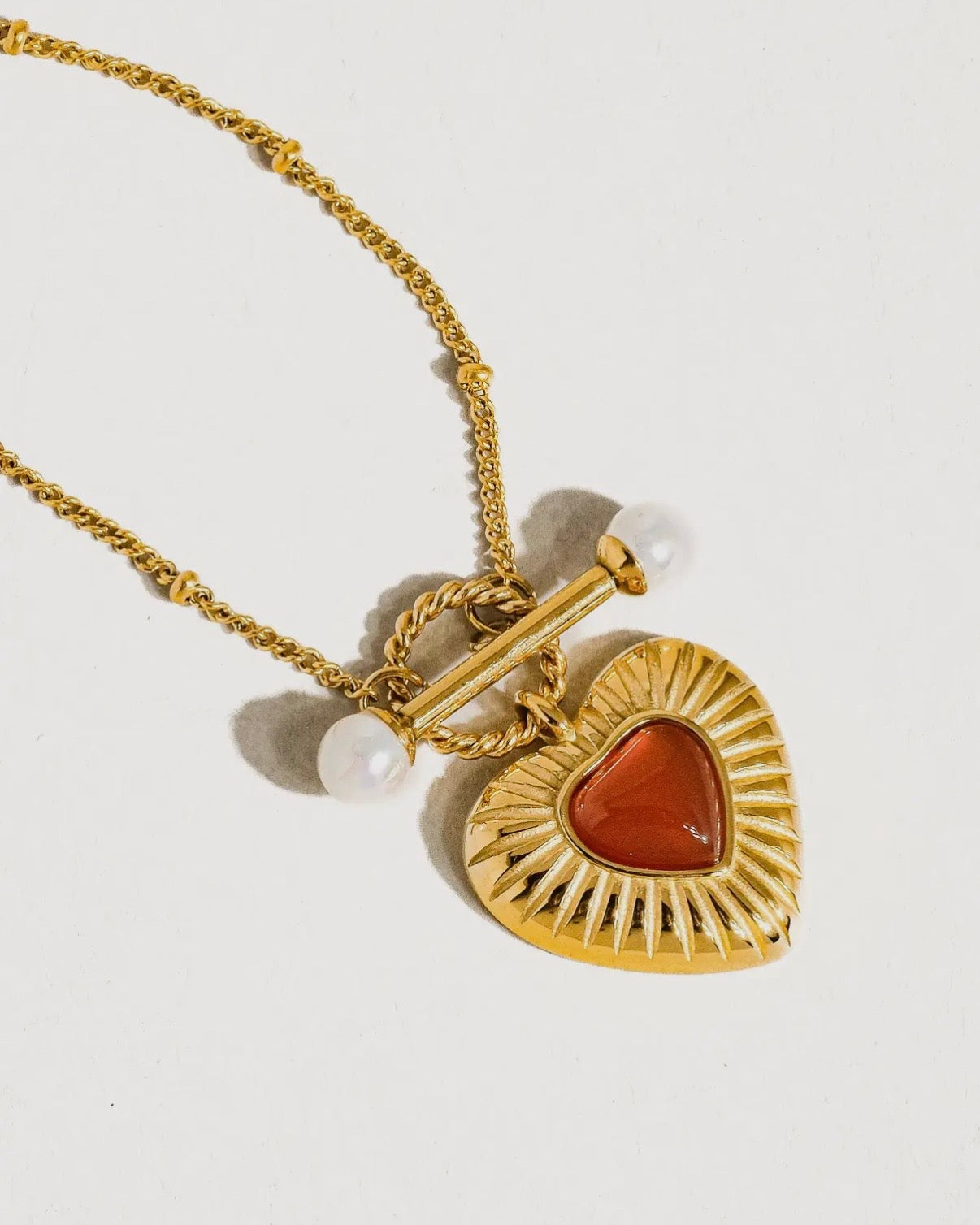 Havana Vintage Heart Chain Necklace