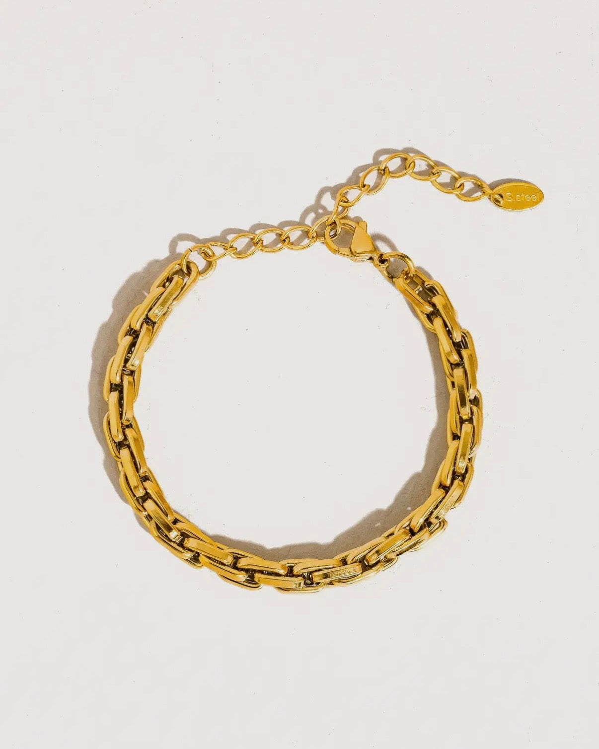 Rain 18K Gold Non-Tarnish Thin Chain Bracelet