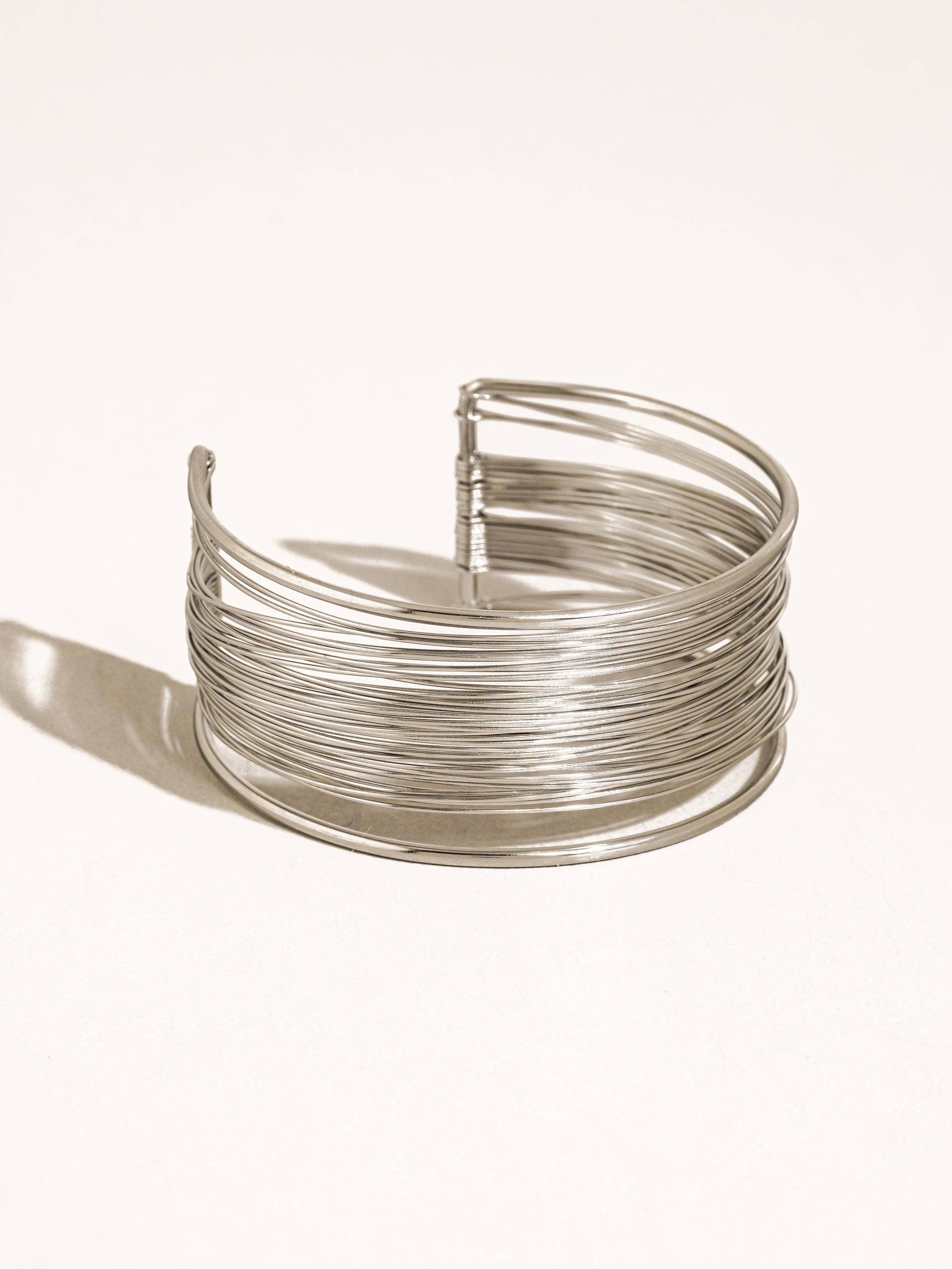 Roselith 18K Gold Non-Tarnish Statement Cuff Bracelet