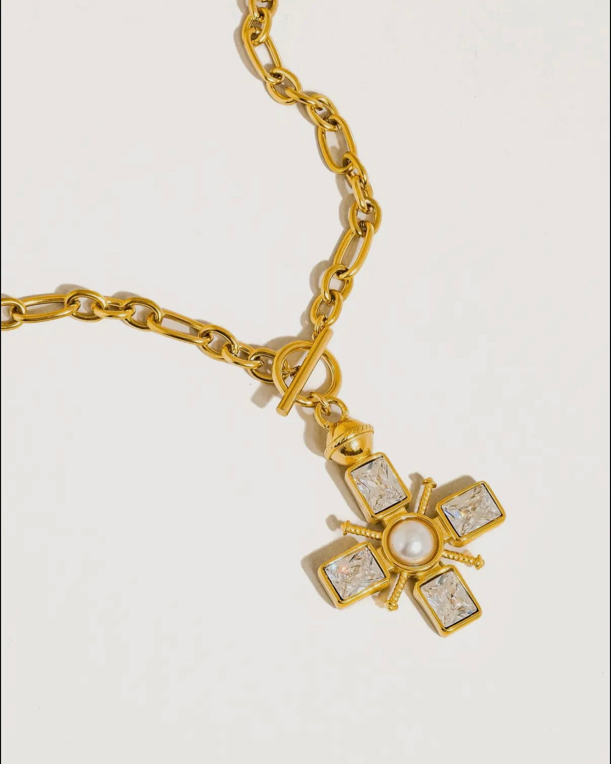 Patrice Cross Necklace