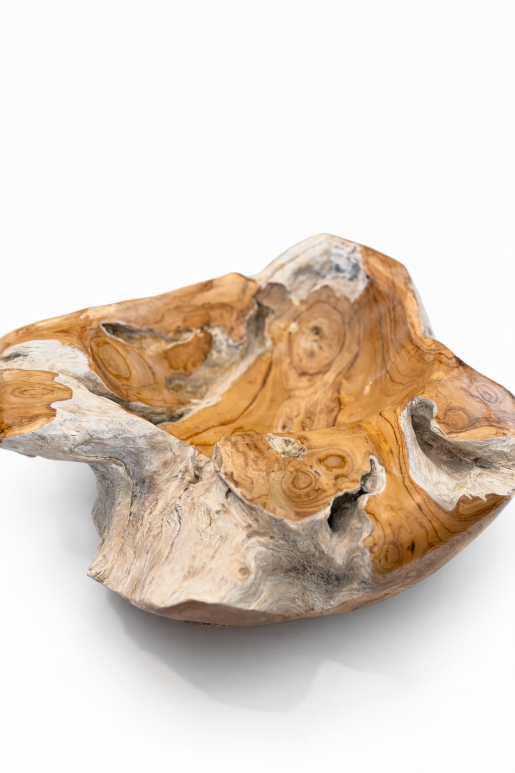 Teak Wood Root Bowl