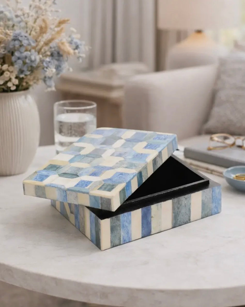 Decorative Box Bone Material 6X4X2