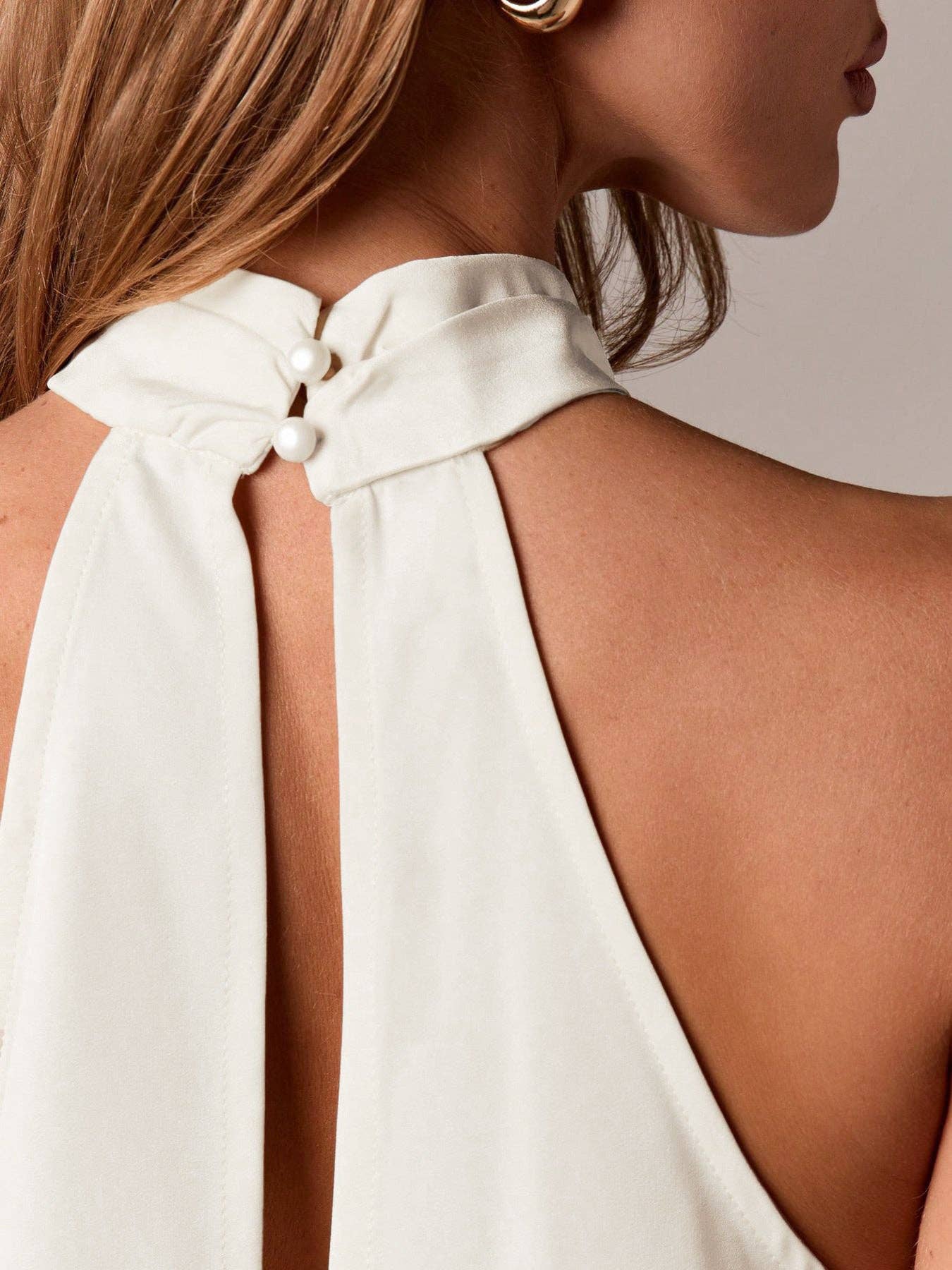 Lace Detail Halter Top