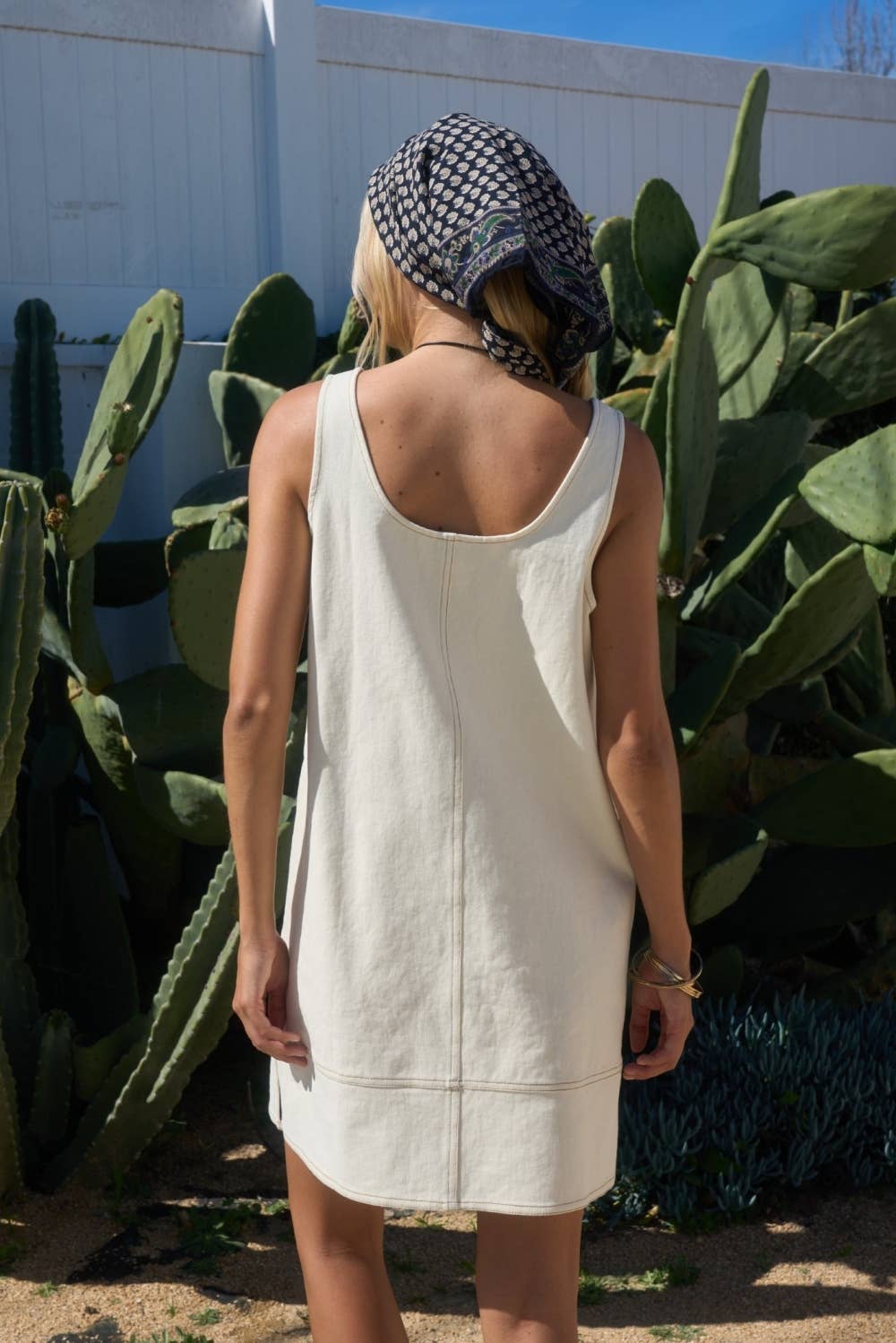 Ecru Mini Dress