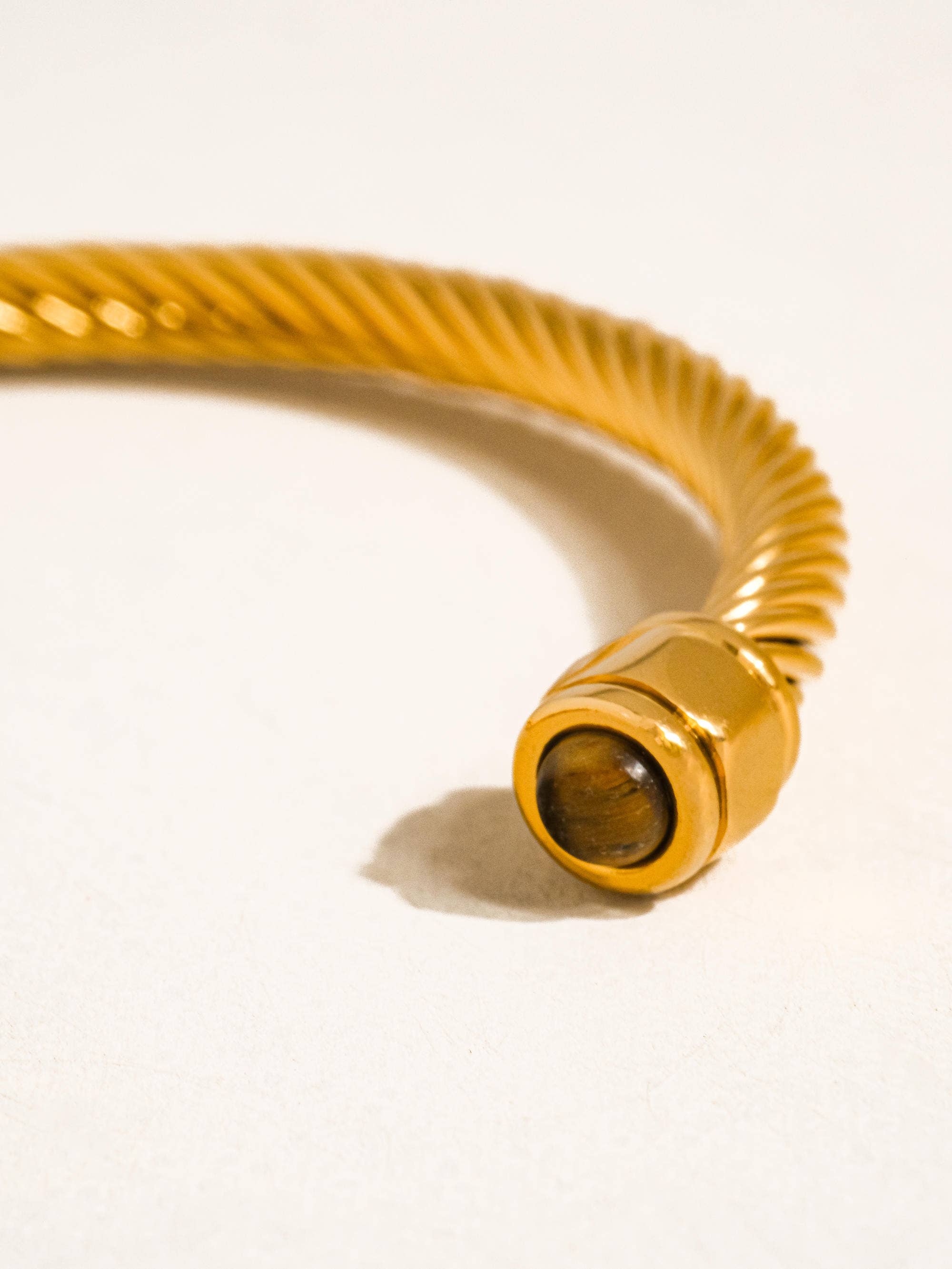 Vail Stone Braided Bangle