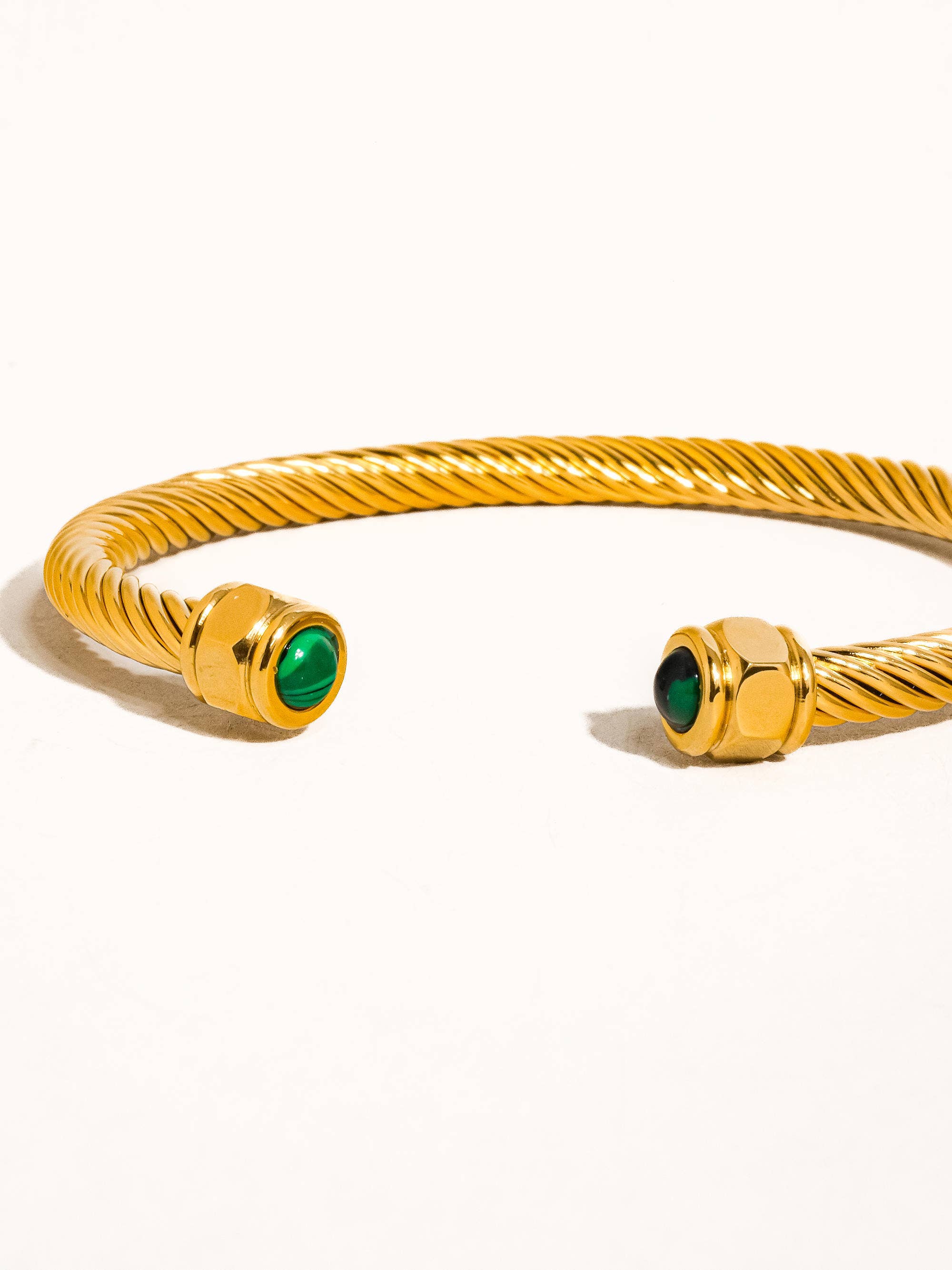 Emerald Cable Cuff