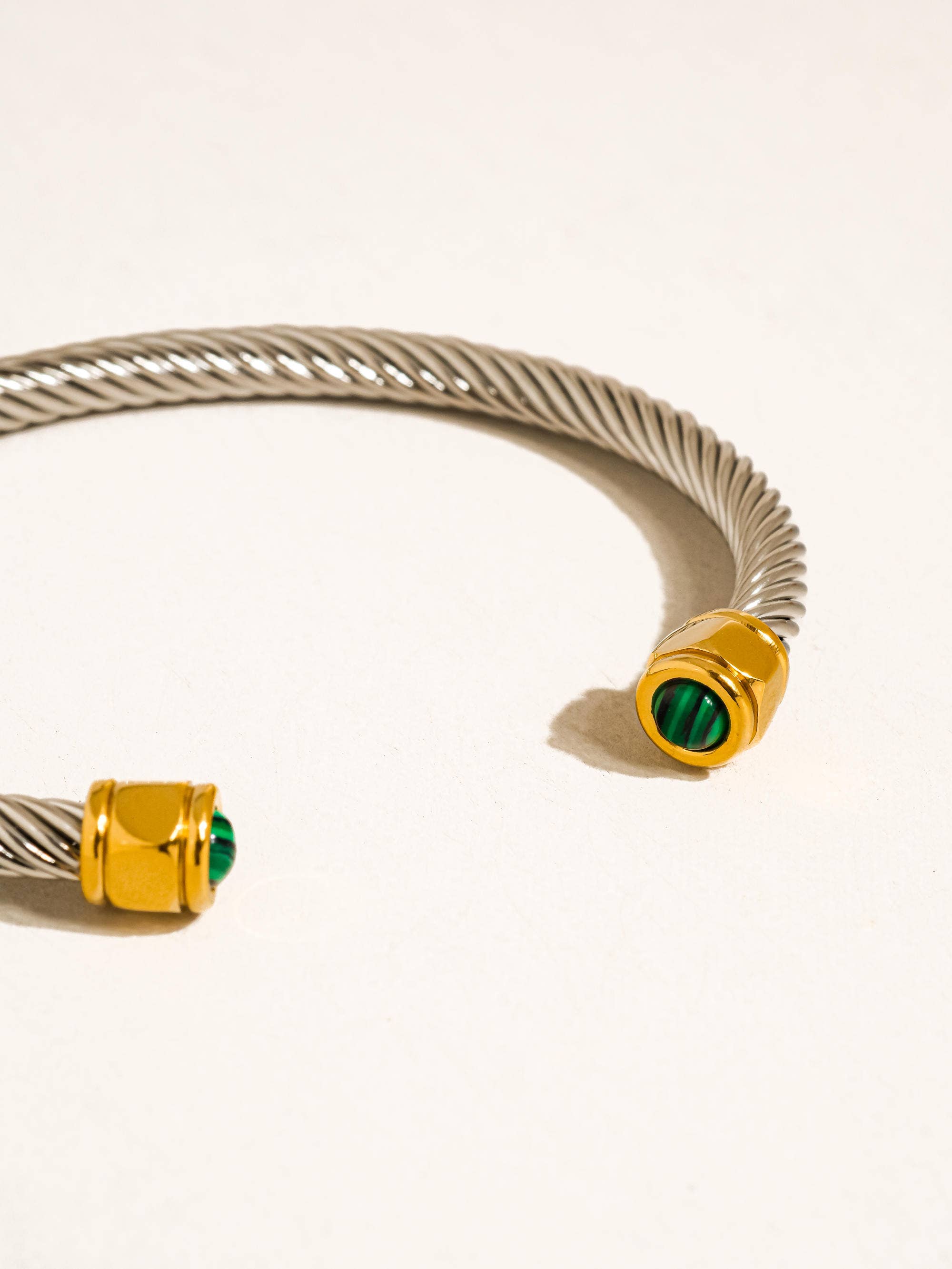 Vail Stone Braided Bangle