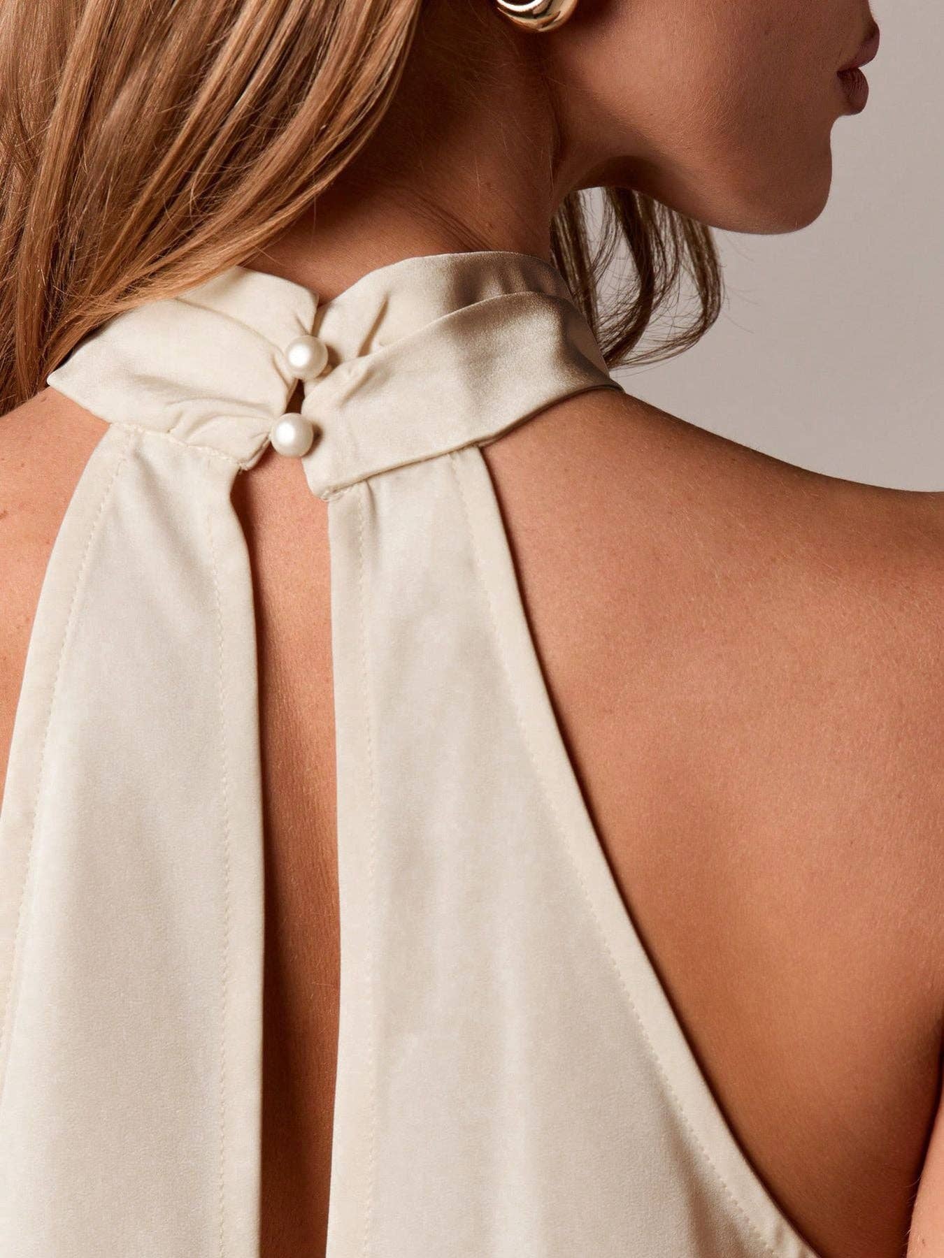 Lace Detail Halter Top