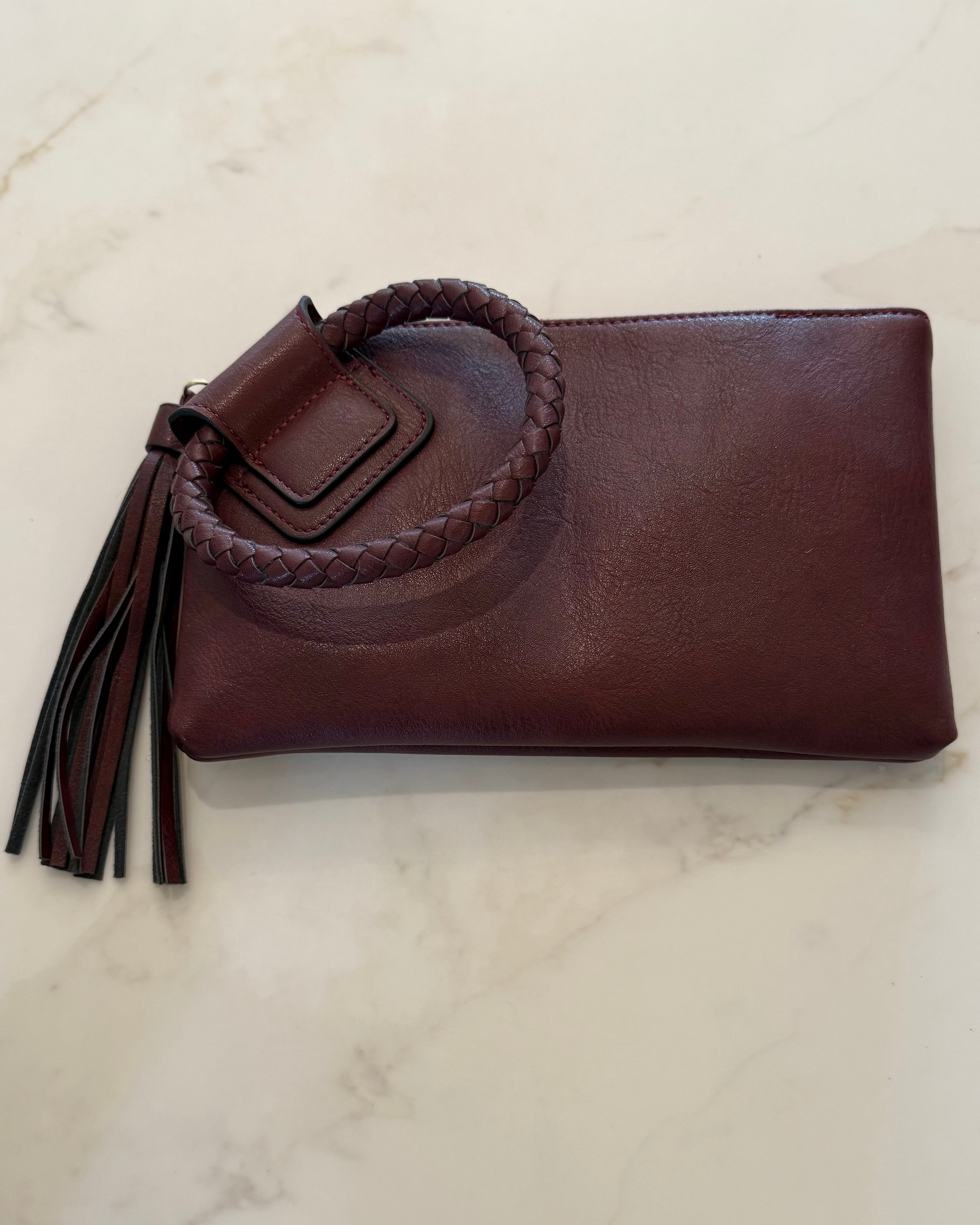 The Everyday Soft Vegan Leather Wristlet/Clutch