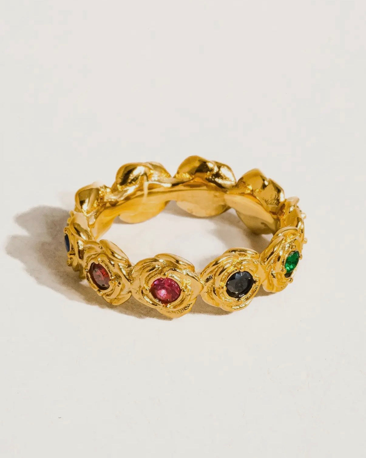 Frances Multi Stone Vintage Ring