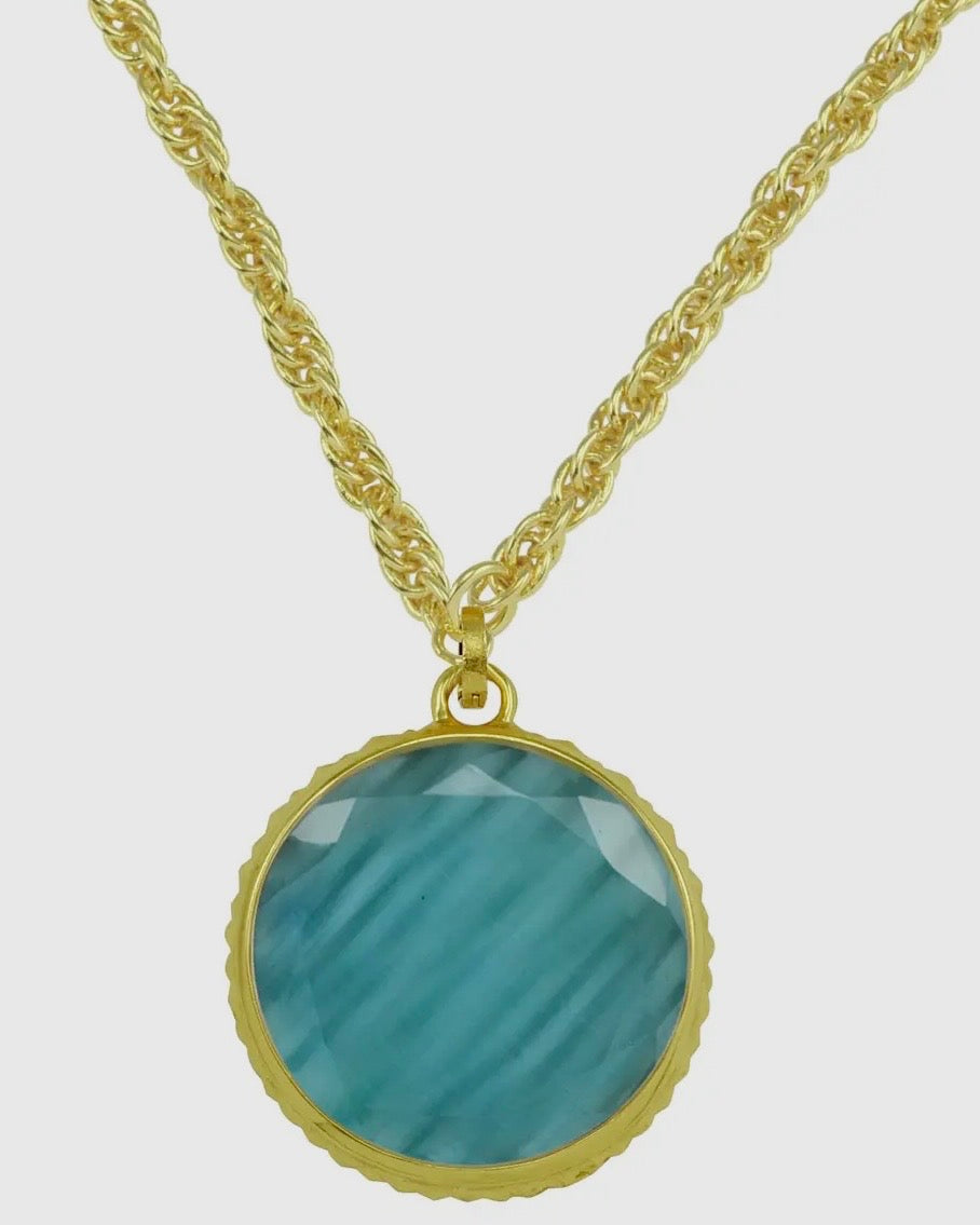 AMA Large Stone Necklace