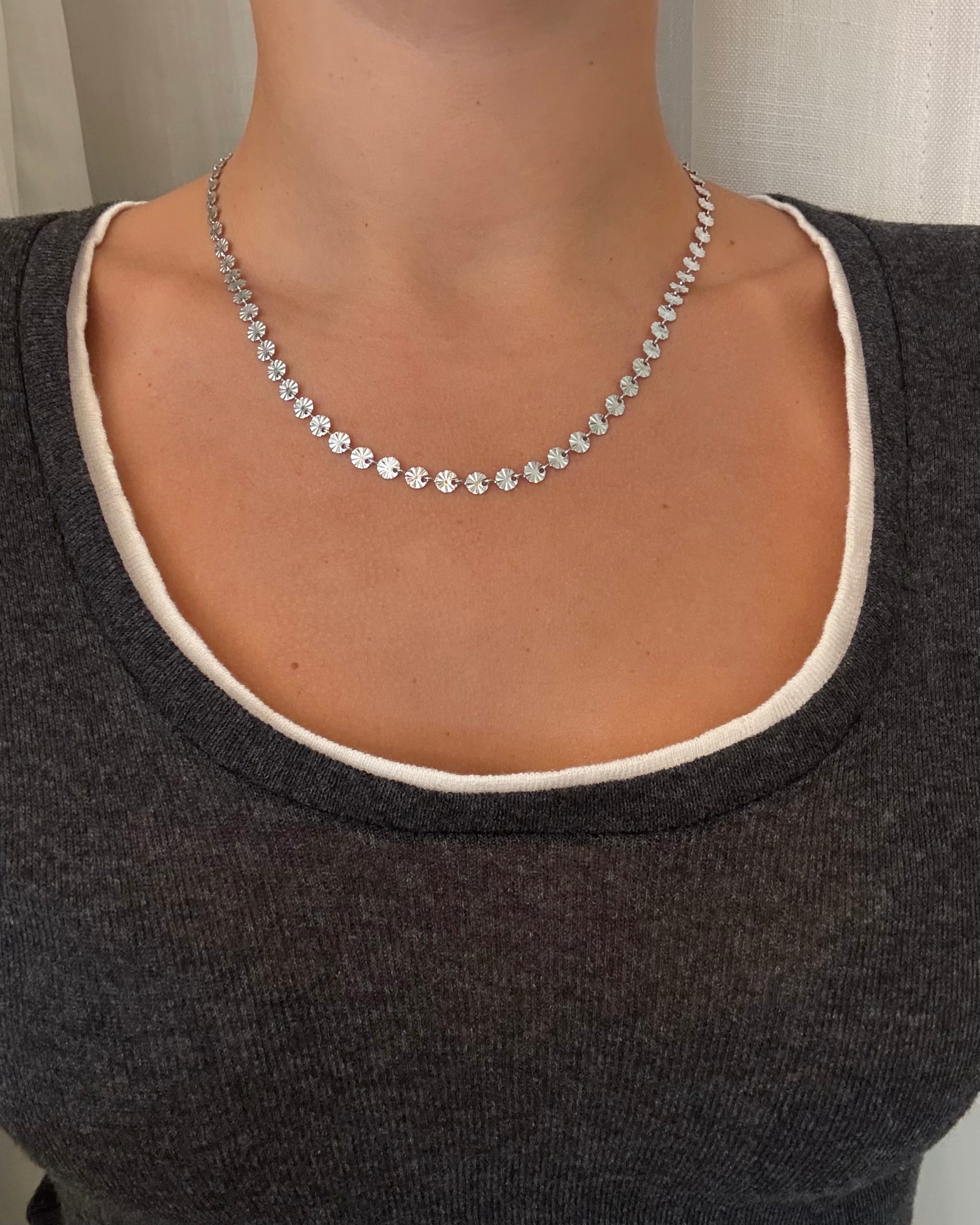 Sunburst Chain Necklace