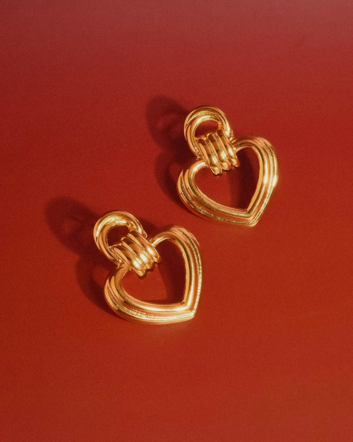 Florent Heart Hoop Earring