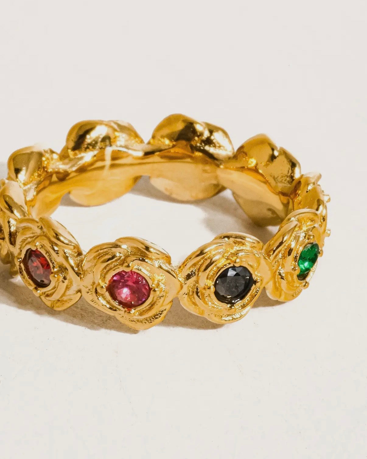 Frances Multi Stone Vintage Ring