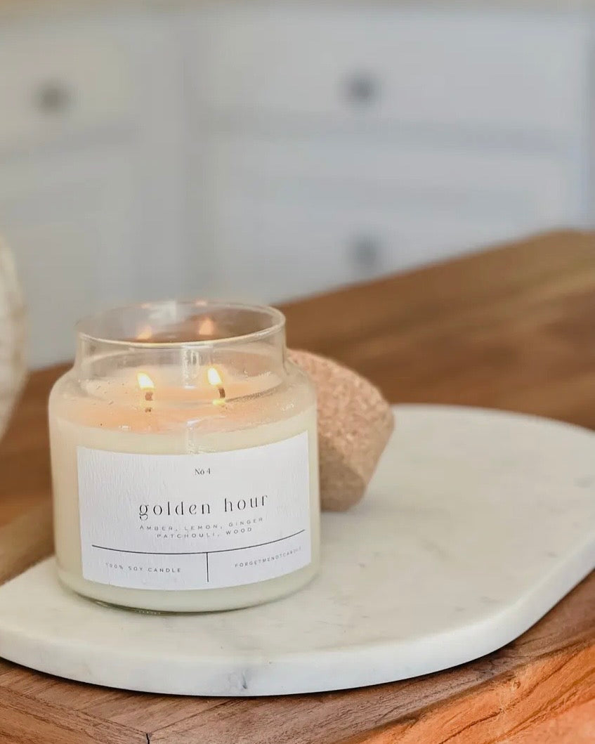 Golden Hour 22 oz Glass Candle