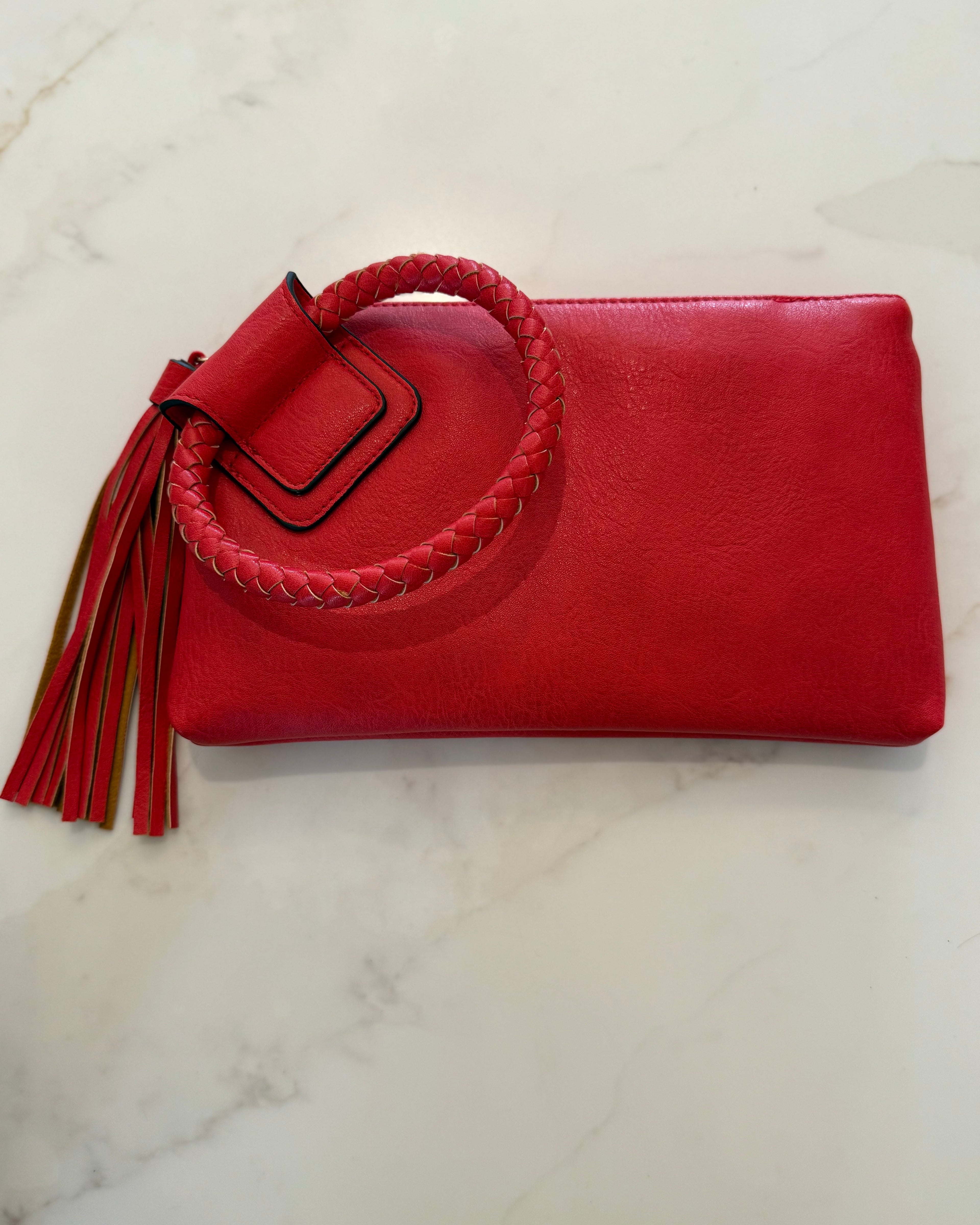 The Everyday Soft Vegan Leather Wristlet/Clutch