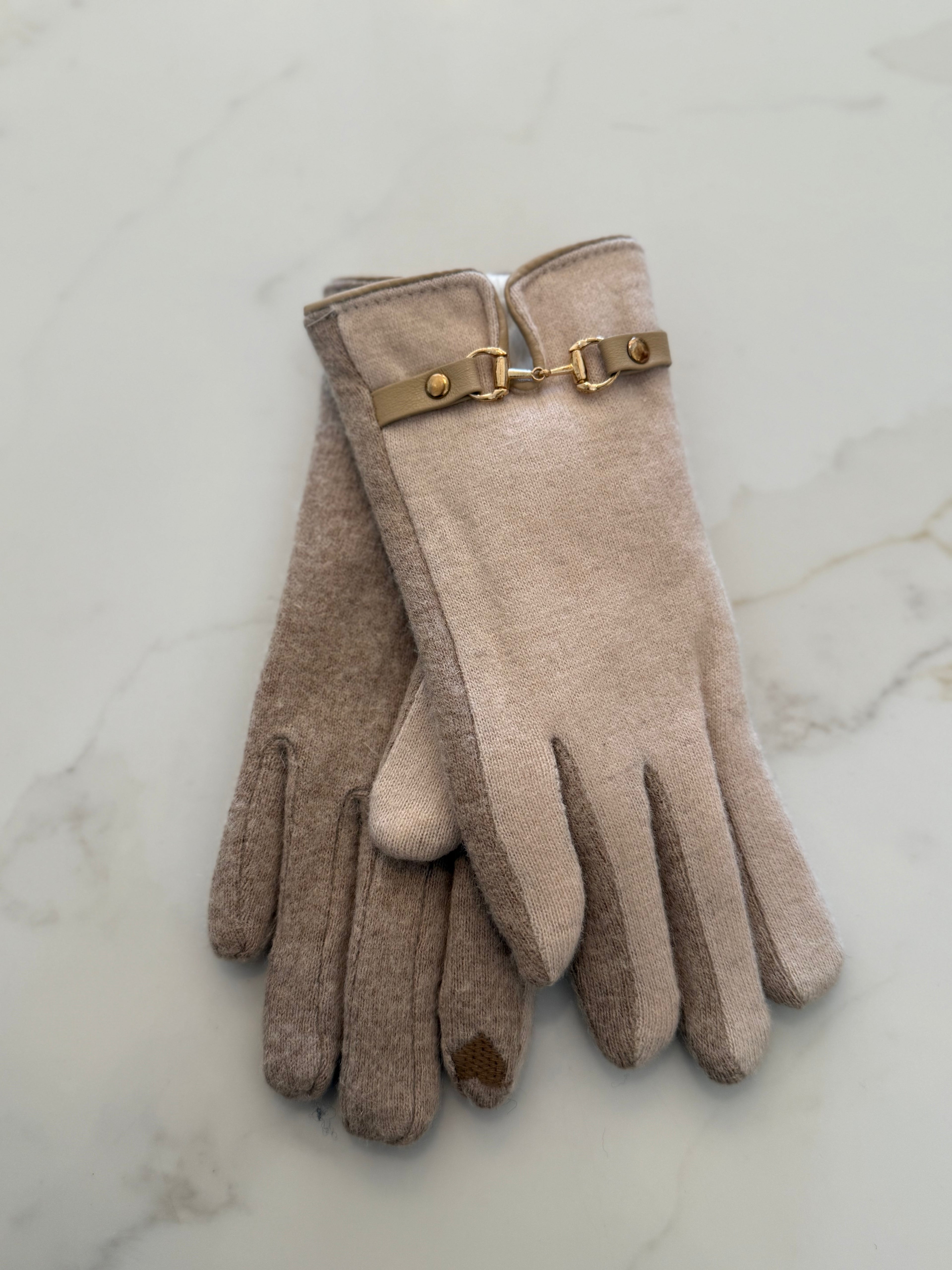 Wool Gloves Oatmeal