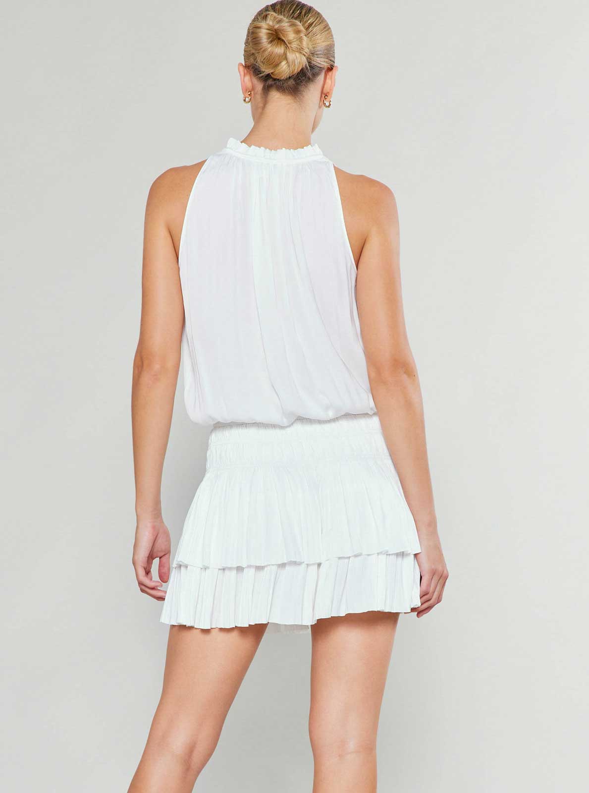 Cara Sleeveless Pleated Dress
