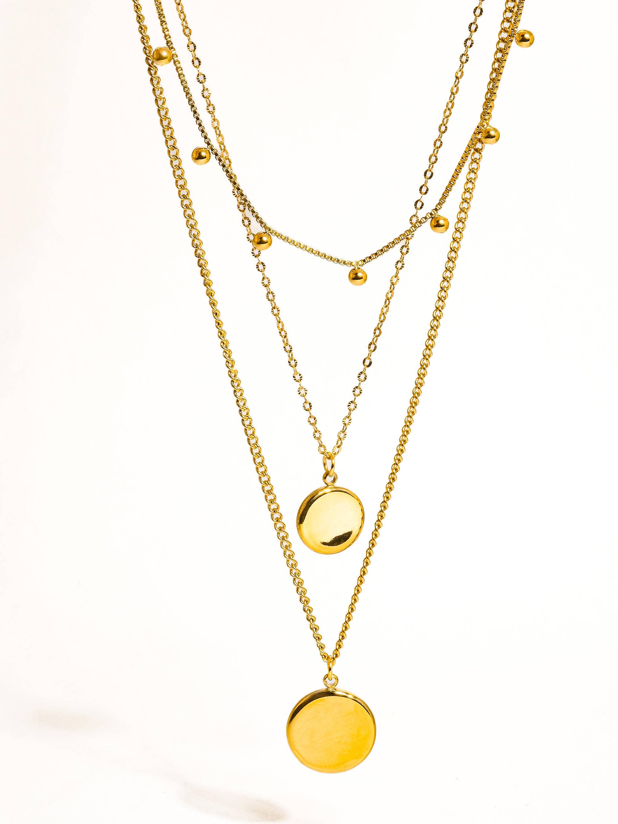 Anaïs Round Stack Necklace