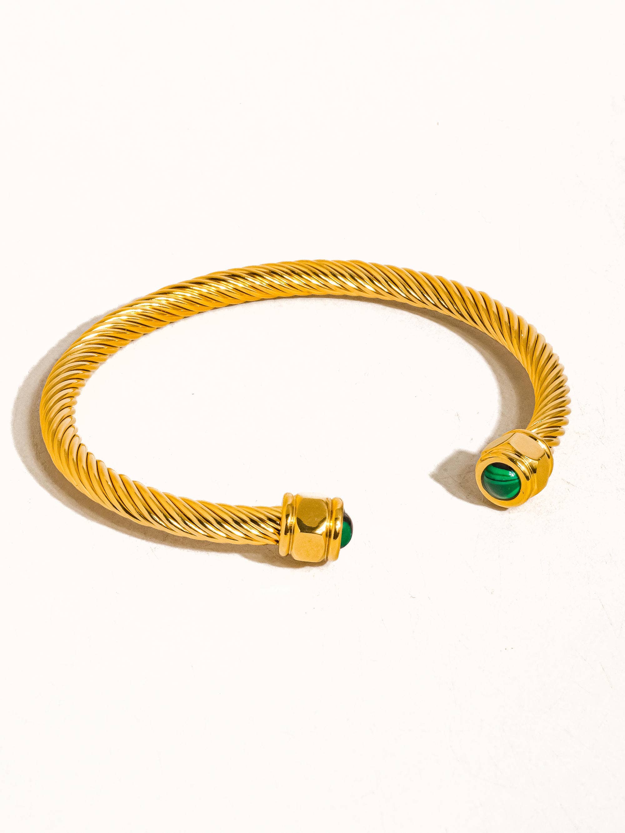 Emerald Cable Cuff