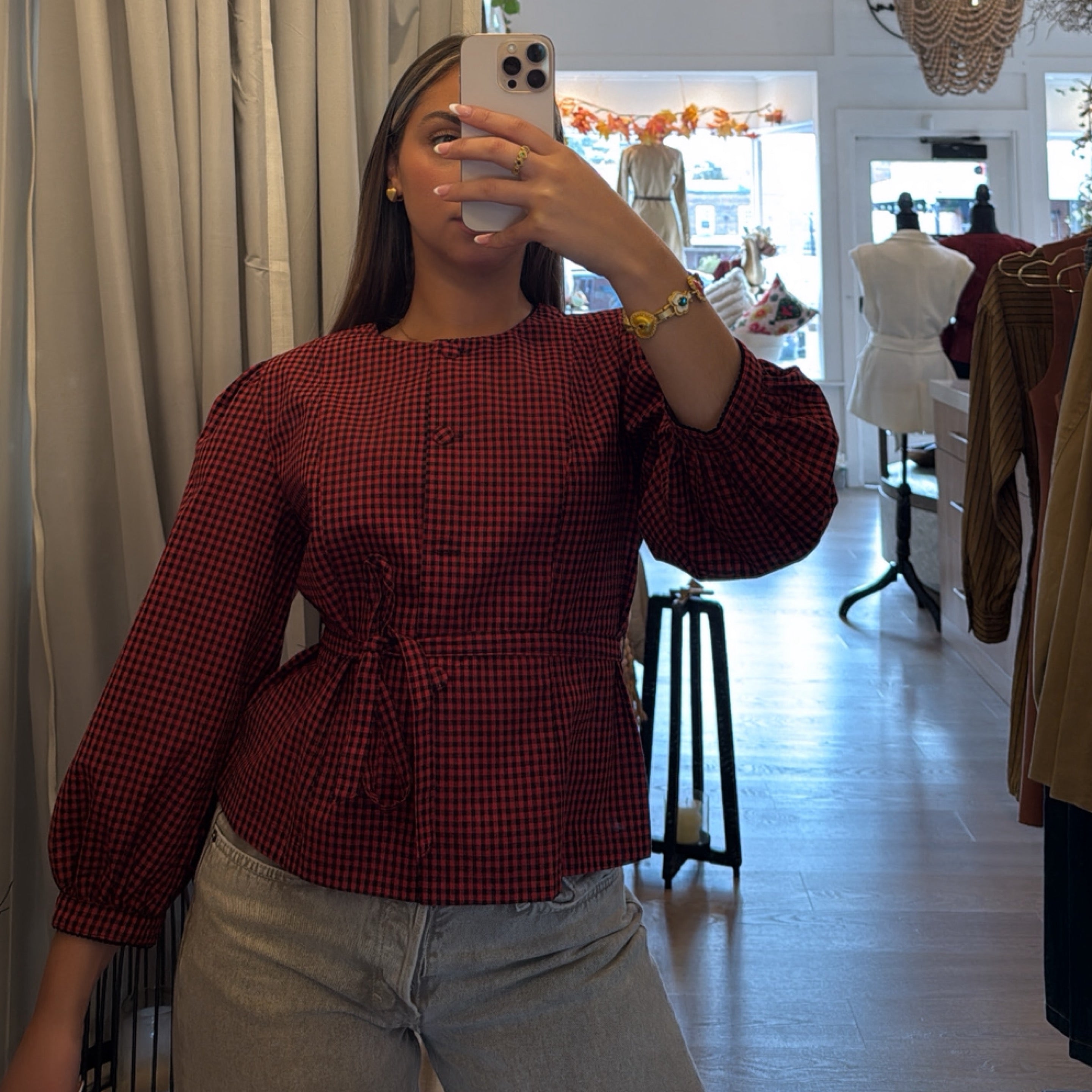 Lyla Checkered Shirt