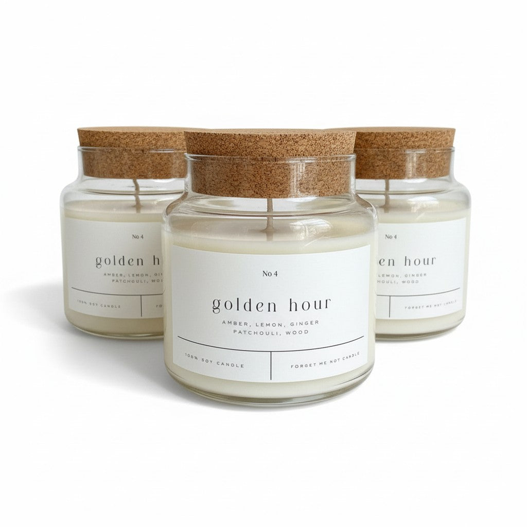 Blue Volcano 22 oz Glass Candle